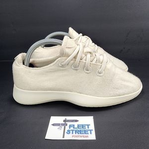 Allbirds Womens Wool Runners White Round Toe Low Top Lace Up Sneaker Shoes sz 6